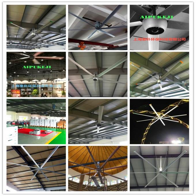 Gearless BLDC Motor Quiet Ceiling Fans , Industrial Ceiling Fans For