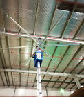 AC Motor HVLS Ceiling Fans 0.75kw 10 Foot Ceiling Fan For Large Facilities