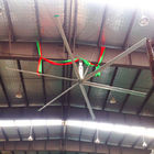 1.1kw 24ft 6 blade big ceiling fan for workshop and farm
