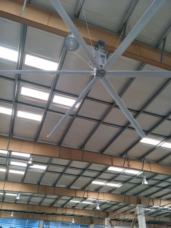 3.4m HVLS Factory Ceiling Fans / Large Shop Ceiling Fans With Aluminum