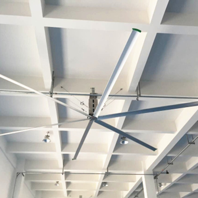Industrial Large Ceiling Fans 22 FT 6.6m Aluminum Aviation Ceiling Fan