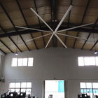 Large Industrial HVLS Ceiling Fans 11ft 0.75KW With Aluminum Alloy Blades