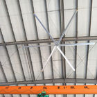 Large Industrial 12 Foot Ceiling Fan , HVLS Ceiling Fan With AC Motor