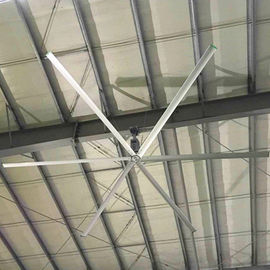 AC Motor HVLS Ceiling Fans 0.75kw 10 Foot Ceiling Fan For Large Facilities